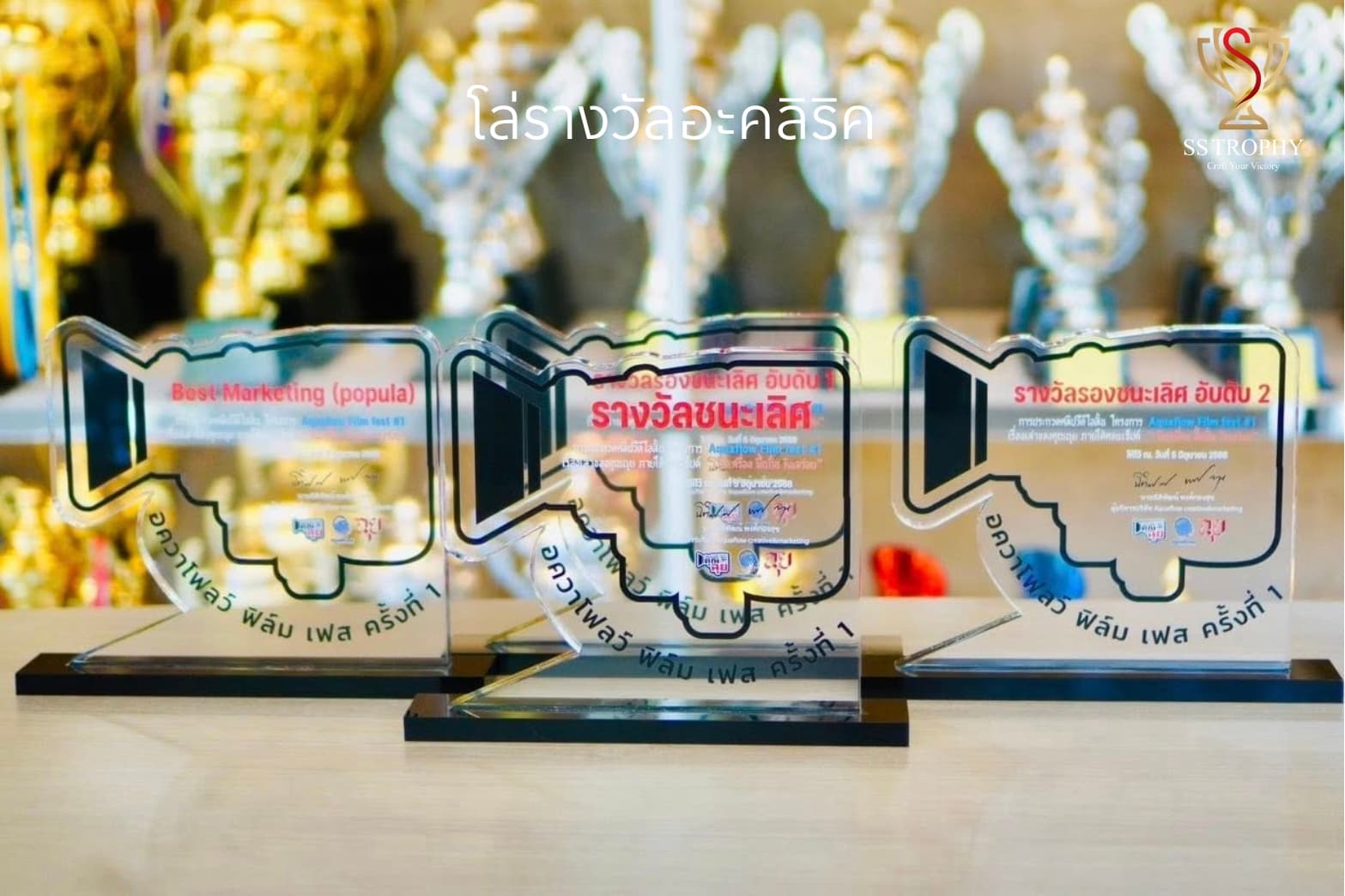The Cinema Vision Acrylic Trophy